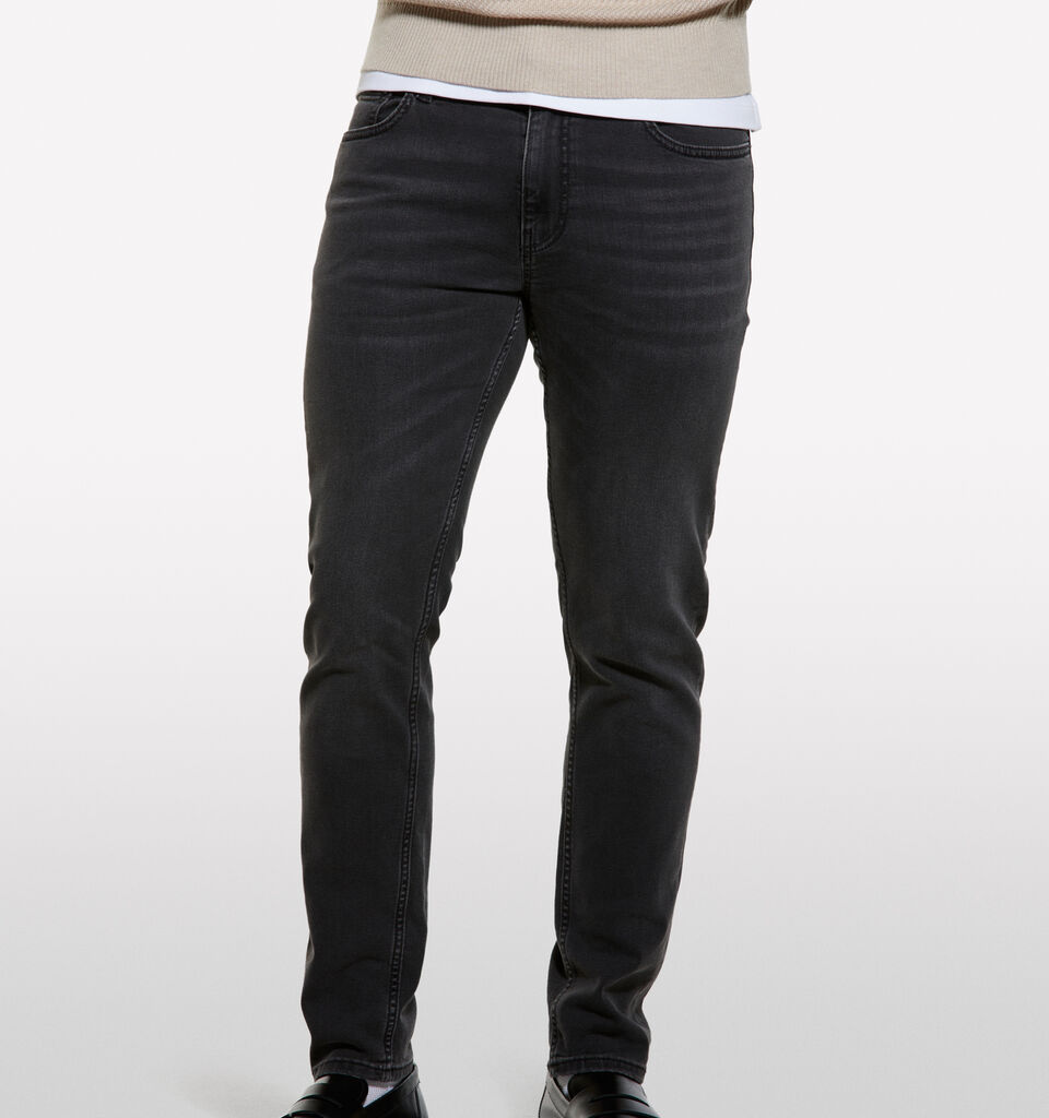 Black Style 73 skinny fit jeans - men's skinny fit jeans - Black | Sisley image number 3